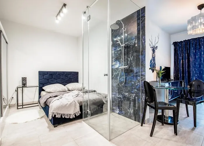 Nowoczesny Apartament Glamour Lodz Z Prysznicem Posrodku - Dostep Na Kod, Parking